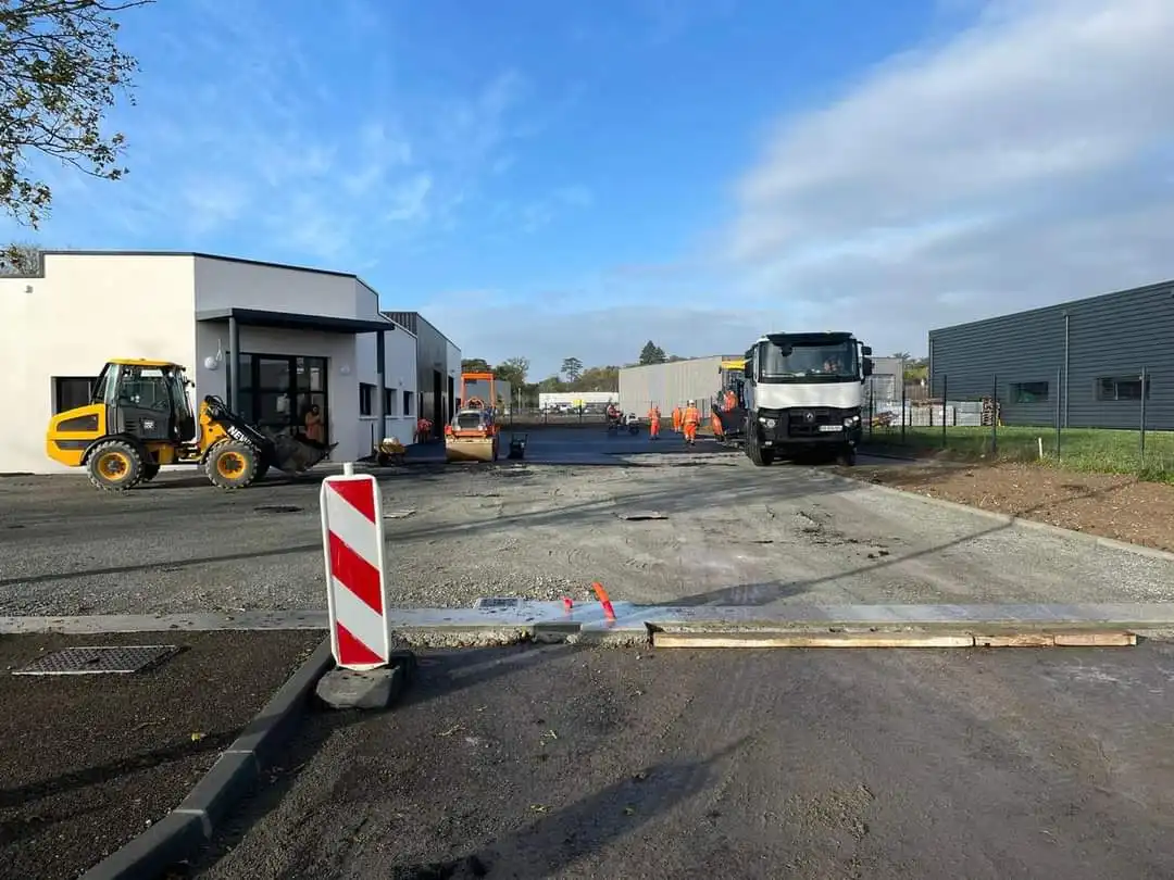 Réalisation construction, bâtiment industriel, Vermeulen Maçonnerie, maçonnerie à Les Alleuds-Brissac-Quince