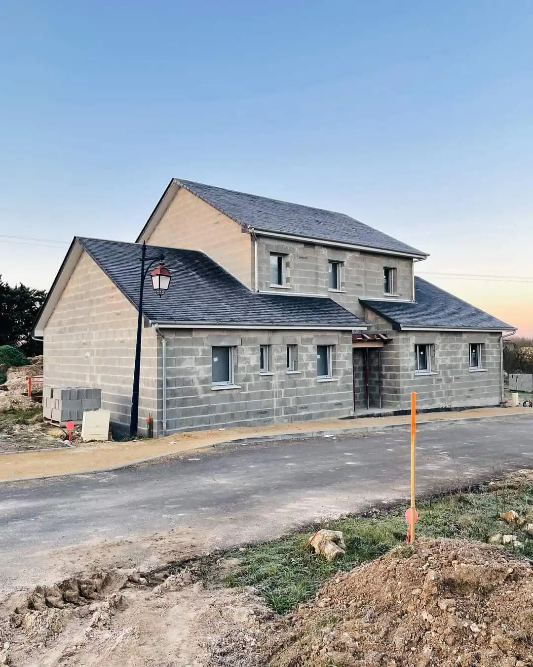 Réalisation construction, neuf, Vermeulen Maçonnerie, maçonnerie à Les Alleuds-Brissac-Quince