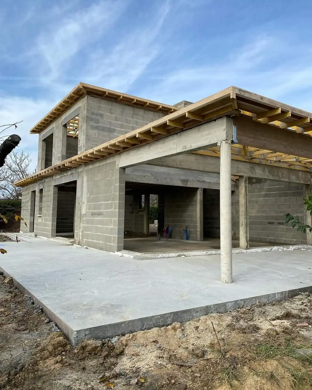 Réalisation construction, neuf, Vermeulen Maçonnerie, maçonnerie à Les Alleuds-Brissac-Quince